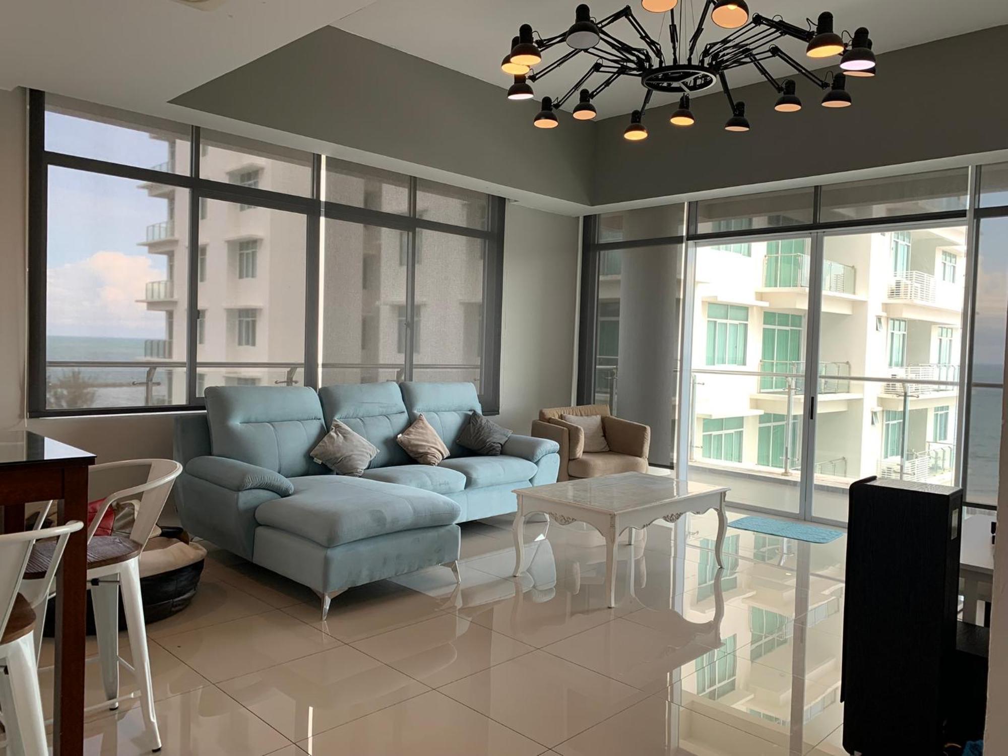 Bay Resort Condominium, 7, Beach-Front Sea View, 6-8 Pax Miri Extérieur photo